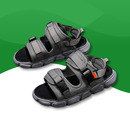 Sandales Orthopédiques Confort Supérieur avec Semelle Épaisse pour Homme gris