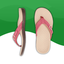 Claquettes Orthopédiques Estivales pour Femmes rouge