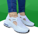 Baskets Orthopédiques de Marche pour les femmes.
 blanc