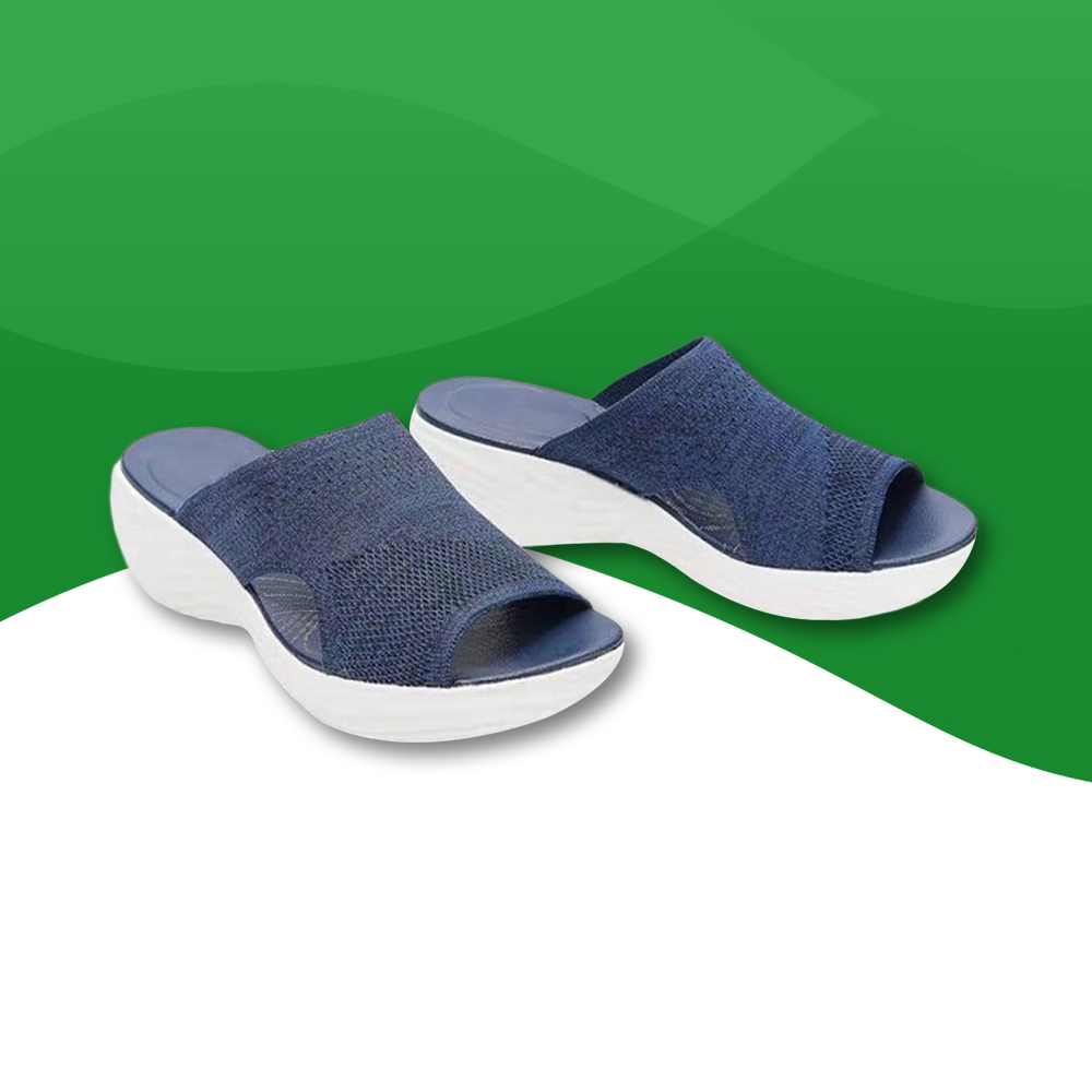 Orthopedische slippers voor dames met open teen Slimme voeten