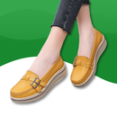 Mocassins Féminins Orthopédiques jaune