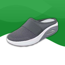 Sabots Orthopédiques Modernes et Confortables gris foncé
