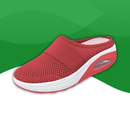 Sabots Orthopédiques Modernes et Confortables rouge