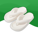 Sandales Orthopédique avec Semelle Épaisse pour Plage blanc