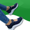 Baskets Orthopédiques Perforées pour Femmes
 bleu