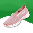 Baskets Orthopédiques détendus pour la Marche
 rose