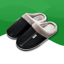 Chaussons Orthopédiques de Massage en Mousse à Mémoire pour Homme noir