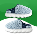 Chaussons Orthopédiques de maison en fourure pour Femmes bleu