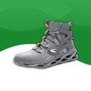 Bottes de Sécurité Orthopédiques Anti-Perforation pour Hommes gris