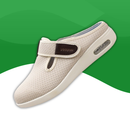 Sabots orthopédiques confortables en beige 45
