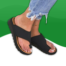 Claquettes Orthopédiques à Talons Compensés noir