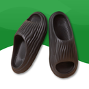 Tongs Orthopédiques Antidérapantes pour Homme noir