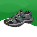 Sandale Orthopédique Estivale en Tissu Résistant pour Homme gris