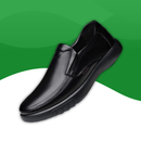 Chaussures orthopédiques noires chics pour hommes 47
