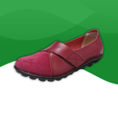 Mocassins Souples en Similicuir rose