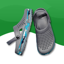 Chausson Orthopédique Confortable et Aéré pour Homme gris