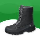 Bottes d'hiver polaires gris