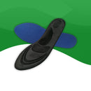 Semelle Orthopédique <br> Absorbe les Chocs 35 Noir