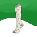Chausettes de compression <br> Prévention-39-42-Blanc et Gris-