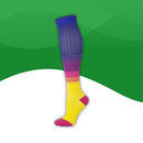 Chausettes de compression <br> Voyage-39-42-rose et jaune-