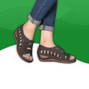 Sandales Orthopédiques <br> Femme Confort-35-Marron foncé-