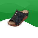 Sandales Orthopédiques <br> Semelle Compensé-36-Noir-