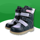 Bottes orthopédiques pour enfants violet