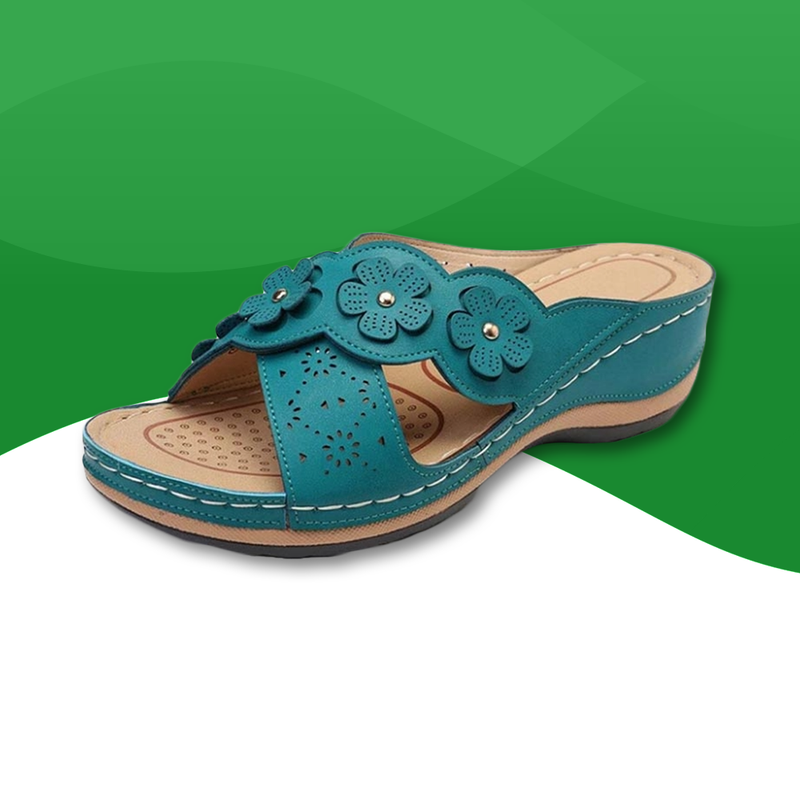 Sandale de vară ortopedice din piele artificială pentru femei