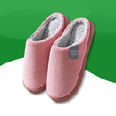 Chaussons Orthopédiques en Velours pour femmes rose