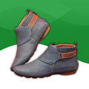 Chaussures Orthopédiques Élégantes de Style Vintage gris
