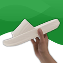 Claquettes Orthopédiques à Semelle Épaisse blanc