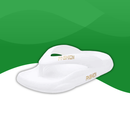 Tongs à Mémoire de Forme Orthopédiques pour Hommes blanc