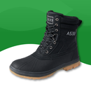 Bottes orthopédiques hivernales noir