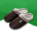 Chaussons Orthopédiques de Massage en Mousse à Mémoire pour Homme marron
