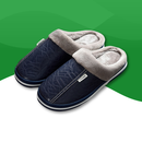 Chaussons Orthopédiques de Massage en Mousse à Mémoire pour Homme bleu