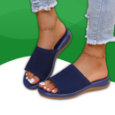 Tongs Orthopédiques Style Hippie Chic pour Femme bleu foncé