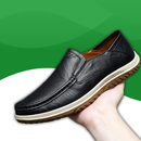 Mocassins en Cuir Véritable pour Homme noir