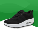 Baskets en Toile Orthopédiques à Bulles d’Air noir