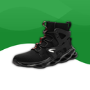 Bottes de Sécurité Orthopédiques Anti-Perforation pour Hommes noir