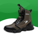 Chaussures de sécurité orthopédique pour hommes vert