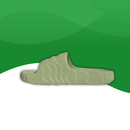 Tongs Texturées et Antidérapantes pour Hommes vert