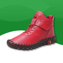Bottines orthopédiques hivernaux rouge