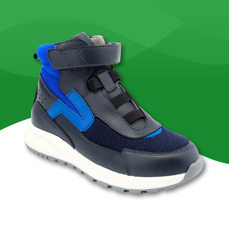 Chaussures orthopédiques pour enfants bleu