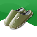 Chaussons Orthopédiques en Fourrure Douce Unisexes vert