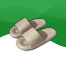 Tongs Orthopédiques Fluffy pour Femme marron