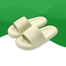 Tongs Orthopédiques Fluffy pour Femme vert