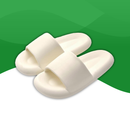 Tongs Orthopédiques Fluffy pour Femme beige