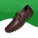 Mocassins en Véritable cuir italien pour hommes marron