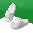 Sandales Orthopédiques à Semelle Épaisse pour Femmes blanc