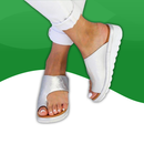 Claquettes Orthopédiques à Talons Compensés gris